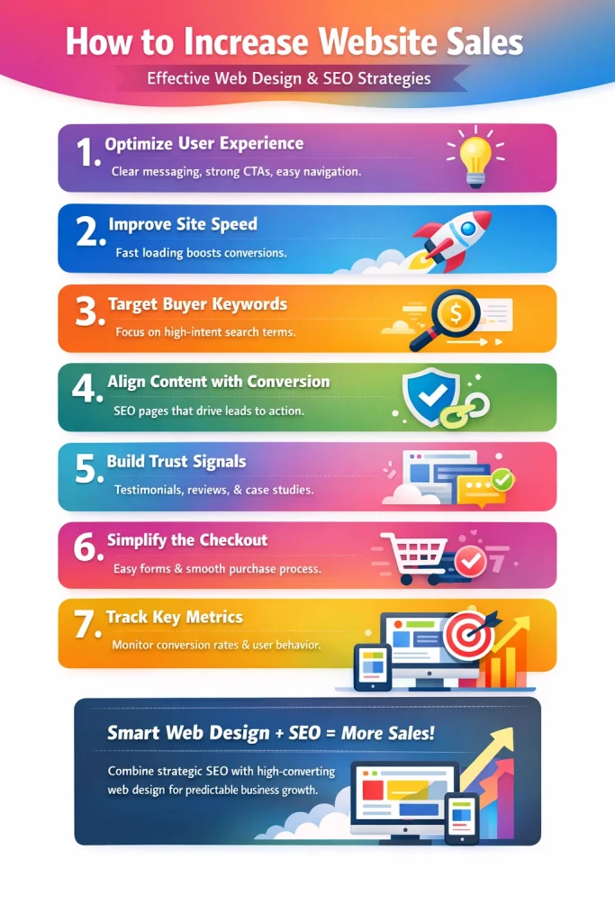 How to increase website sales