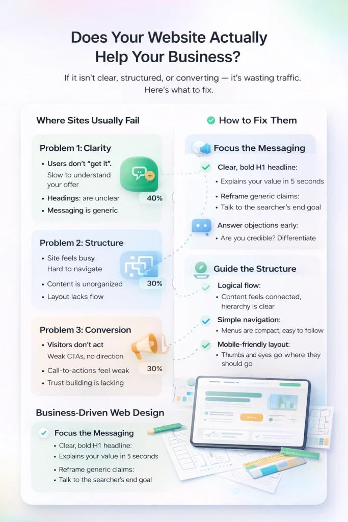 web design infographic